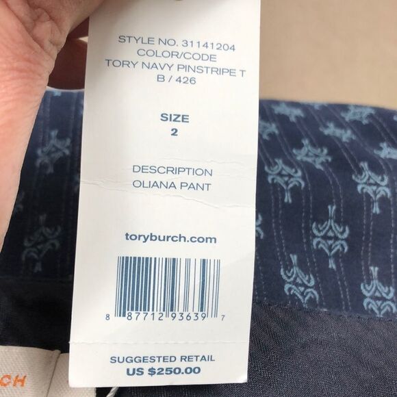 Tory Burch Oliana Pant, style 31141204, NWT - Picture 7 of 8